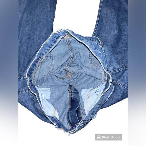 Levi’s VTG Men’s 505 Blue Jeans Red Tab 36x32 EUC Straight Leg Loose Fit Pants - Picture 12 of 17